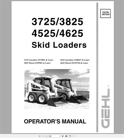 gehl skid steer manuals free